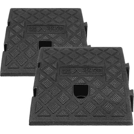 Rampe d'accès pour route avec 2 rampes portables légères (1/5)