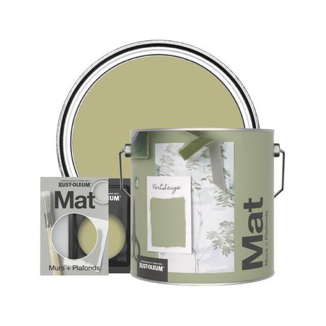 Peinture Murale Lessivable - Vert Sauge (1/3)