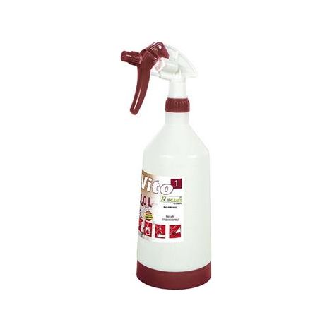 Ribiland – Vaporisateur 1 Litre pour produits agressifs – Réservoir polyéthylène soufflé – Tête et gâchette en polypropylène – Usage professionnel