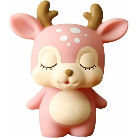 LaBlanc - Tirelire en Forme de Cerf,Tirelire en Forme de Cochon avec Tirelire en Forme de Cerf,Tirelire en Forme de cerf Brun, pour Cadeau d'anniversaire pour Une Belle décoration de Table à la Maison (1/5)