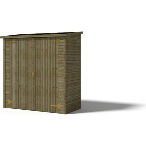Armadio porta attrezzi da esterno 1.66x0.82 m H.1.86 - DOM85 (1/5)