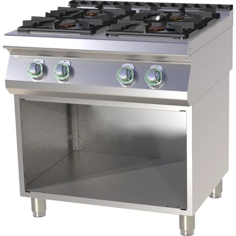 Fourneau à gaz avec soubassement RM - SP 780 G - RM Gastro