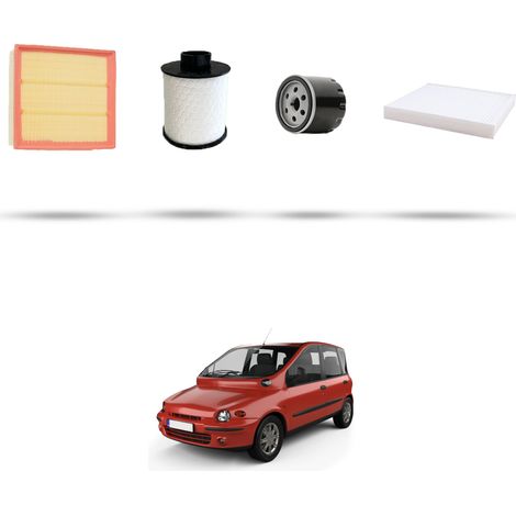 Kit tagliando 4 filtri compatibile con Fiat Multipla (186) 1.9 JTD 85kw dal 2002 al 2010 (1/5)