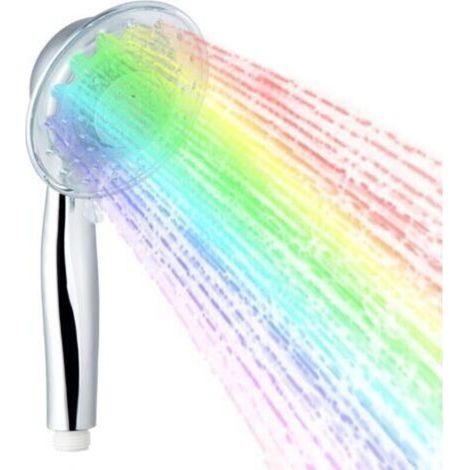 LED-Duschkopf mit 7 Farben – Einstellbarer Wasserdurchfluss (1/4)