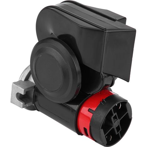 Corne à air double escargot électronique 12V 139 dB puissante mini pour moto yacht navire (1/5)