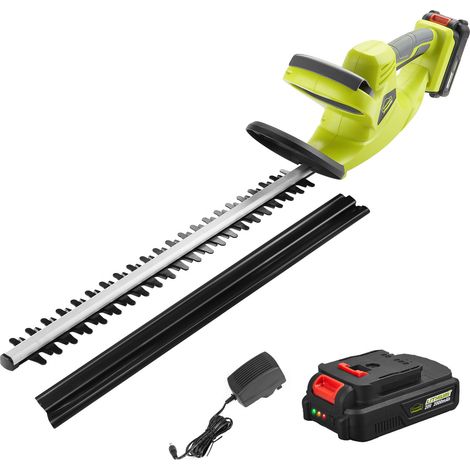 Dewinner – Taille-haies sans fil 20V – Lame asymétrique 65cm – Coupe nette jusqu'à 16mm – Poids léger 2,5kg – Design ergonomique