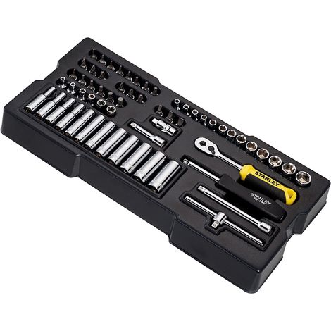 Stanley Tools Transmodule System 1/4In Drive Metric Socket Set 60 (1/3)