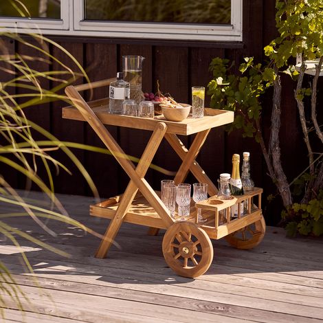 Aila chariot de service naturel. (1/5)