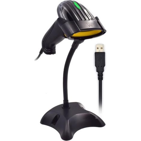 Lettore di codice a barra con supporto Ewent EW3410 LED USB (1/4)