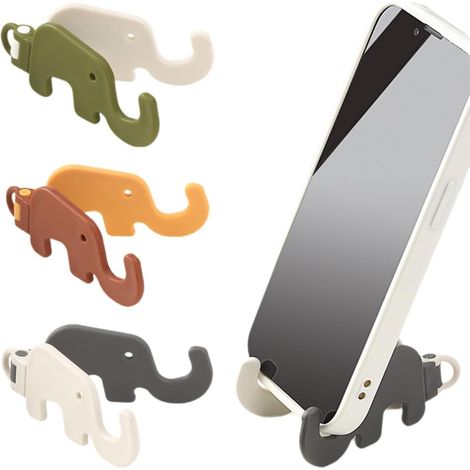 Lntyq 3 Pièces Support de téléphone Portable Table, Support Smartphone Bureau, Support de téléphone Réglable, Support Universel Transportable, Compatible avec iPhone 14 Pro Max 13 12 11 Galaxy