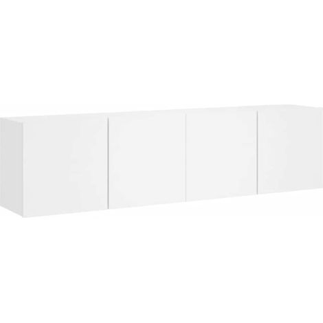 Maison Exclusive - TV-Wandschränke 2 Stk. Weiß 80x30x41 cm