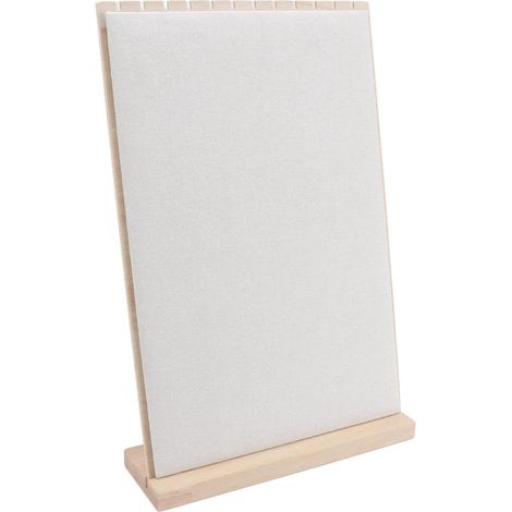 Wooden Jewelry Display Stand, 12 Slots, Detachable, Organized Storage, Wooden Frame, Necklace Holder, Home Jewelry Shop (1/5)