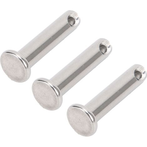 50 Goupilles Fendues en Acier Inoxydable 304, Tête Plate M6 x 25 mm pour Assemblages Mécaniques et Pièces Mobiles