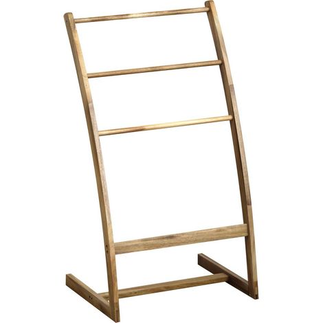 Porte-serviettes 3 barres en Bois H 81cm - TENDANCE (1/3)