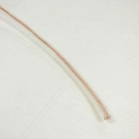 Fil électrique transparent haute tension HT de bougie Ø6mm x 50cm