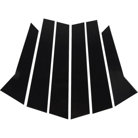 Autocollant de fenêtre extérieure noir brillant, garniture de poteaux de pilier B pour Macan 95B 2014 à 2023 6 pièces (1/4)