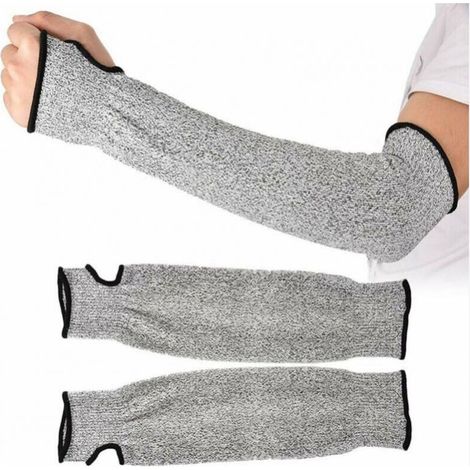 Level 5 Cut Resistant Safety Sleeves,Arm Protection Sleeve Protective Anti-Abrasion Arm Guard,35cm (1/5)
