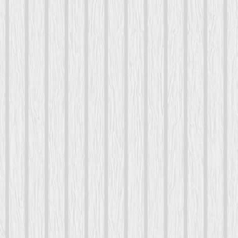 Debona Crystals Wood Slats White Wallpaper Glitter Encrusted Textured Vinyl (1/4)
