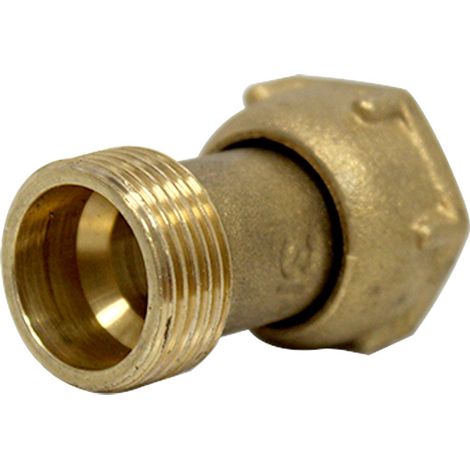 Rallonge Droite (Compteur) 3/4'' Mâle - écrou prisonnier Femelle 3/4" (1/3)