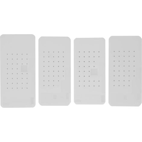 4 Pads caoutchouc pour montage de carte mère de téléphone, outil de réparation d'écran LCD, tapis de protection pour assemblage de composants (1/5)