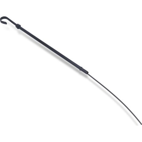 Jauge d'huile tube 30 cm inox noir pour Chrysler 318 340 360 moteur, outil de contrôle niveau liquide, remplacement compatible (1/5)