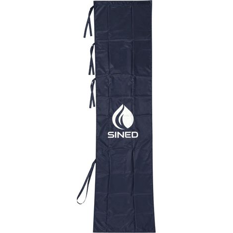 Sined Funda Protectora Para Duchas En Nylon Plastificado Con 3 Cordones Azul