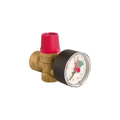 Watts Membran-Sicherheitsventil mit Manometer 3 bar