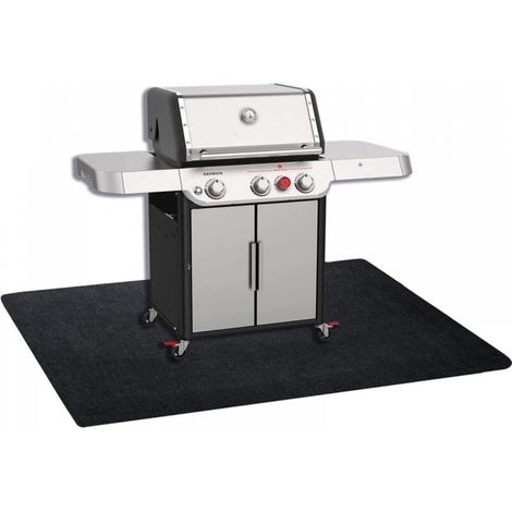 Tapis de gril, tapis de protection absorbant l'huile de haute qualité pour terrasse et patio, tapis de gril de terrasse (1/5)