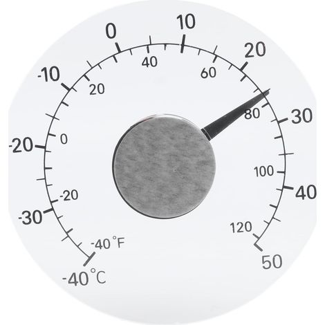 Thermomètre Extérieur Auto-Adhésif - Cadran Transparent - -40 à 50°C (1/5)