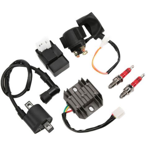 FOREHILL Kit de régulateur CDI d'allumage de bobine d'allumage de remplacement pour moteur vertical CG150cc 200cc 250cc ATV chinois (1/4)