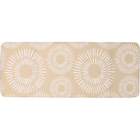 Tappeto in microfibra stampata 45x120 cm - spirali etniche - Tendance