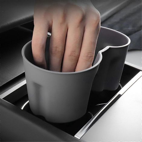 Porte-gobelet noir pour rangement de verres d'eau --- (1/5)