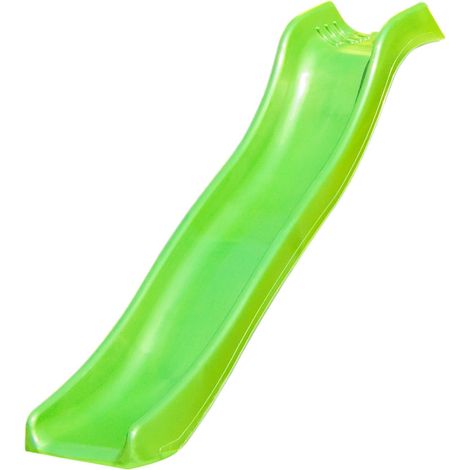 Tp Toys – Toboggan WAVY 175 cm vert – Glissière en plastique pour plateformes de 80 à 100 cm – Poids supporté 70 kg – Montage facile en 15 mn (1/3)