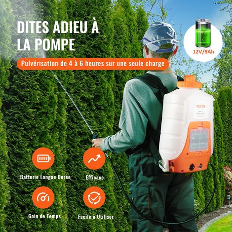 Pulvérisateur Électrique à Dos à Batterie Pression Réglable 0-6 (1/5)