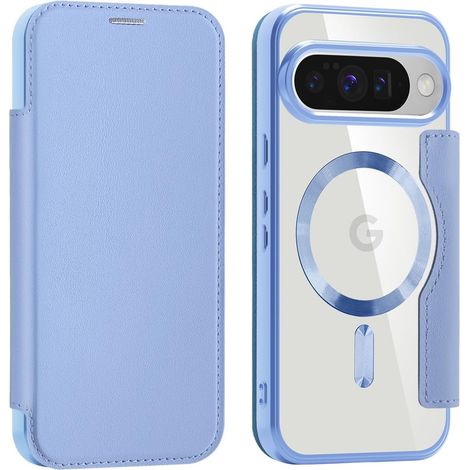 Funda tipo cartera para Google Pixel 10 Pro XL, con protección RFID y MagSafe para la cámara, color azul. (1/5)