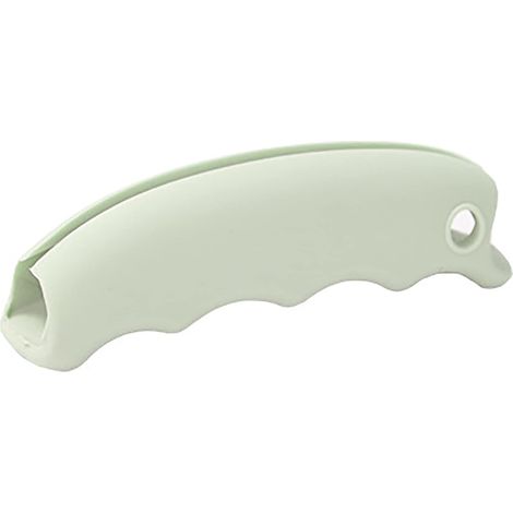 Silicone Grocery Bag Holder, Lightweight Grocery Bag Stand, Versatile Bag Handle with Comfortable Grip for Everyday Use (Nordic Green) (1/2)