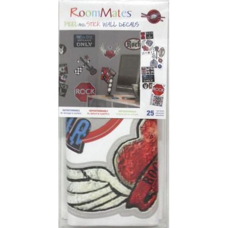 URBAN BOY ROCK'N'ROLL - Stickers repositionnables style urbain et rock'n'roll (1/3)