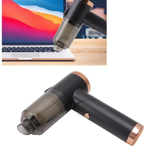Aspirateur haute aspiration 9000Pa, aspirateur de voiture pliable, mini aspirateur portable, rechargeable par USB, noir. (1/5)