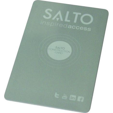 Badge carte de chantier Mifare E9000 design Salto 1Kb - SALTO SYSTEMS FRANCE