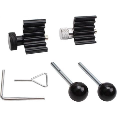 Kit de réglage du moteur Diesel, vanne de verrouillage du vilebrequin de distribution, outil de fixation du vilebrequin du moteur, compatible avec Audi et Volkswagen (1/5)