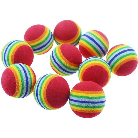 Lot de 10 balles en mousse EVA souple pour chatons (1/3)