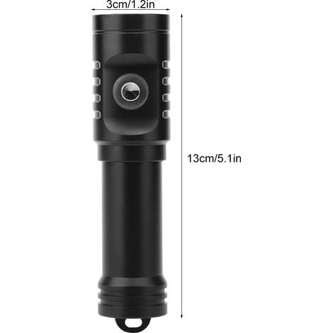 Lampe torche de plongée LED mini étanche 1000 lm pour la natation sous-marine (1/5)