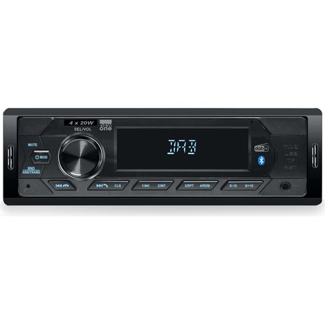 Auto Radio NewOne AR390DAB -  80 Watts - FM/DAB+ avec Bluetooth et USB/Micro SD - 4 x 20 W