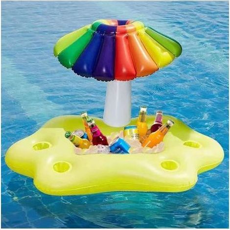 Bar Flottant Pour Piscine,Bouee Piscine Adulte,Bar Gonflable Piscine,Bouée Bar,95x55x65cm (1/5)