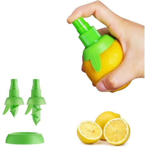 Lot de 2 vaporisateurs de jus de citron, vaporisateur manuel de jus d'orange pour une saveur fraîche, presse-citron pour salade, ustensiles de cuisine (1/5)