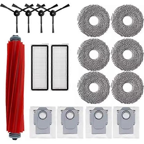 Für Roborock Q Revo MaxV/Q Revo S/Q Revo Pro Staubsauger Ersatzteile Pinsel Staubbeutel Hepa-Filter Mopp Tücher (1/5)