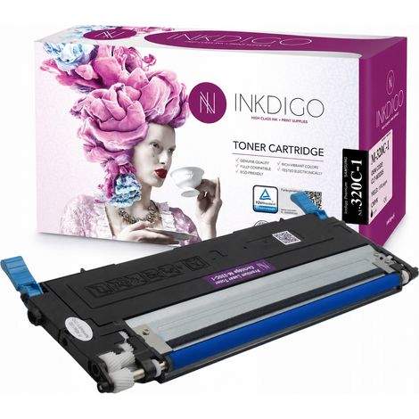 Toner Inkdigo CLT-C4072S compatibile con Samsung CLP-320, CLX-3180, CLP-325, certificato TÜV. (1/5)