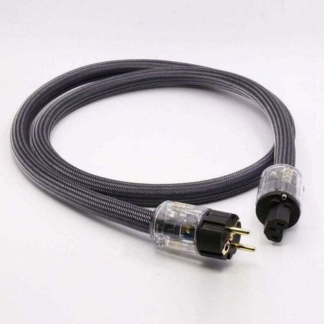 Câble D'alimentation Audio - Cuivre OFC 5N 99,99% Pur - Blindé HiFi Pour Amplificateur Platine Vinyle DAC - 1 Pièce (1/4)