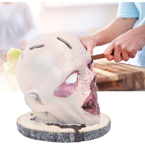 Porte-couteaux de cuisine effrayant pour Halloween, décoration de rangement de cuisine, ornement en résine pour porte-couteaux de fête (1/5)