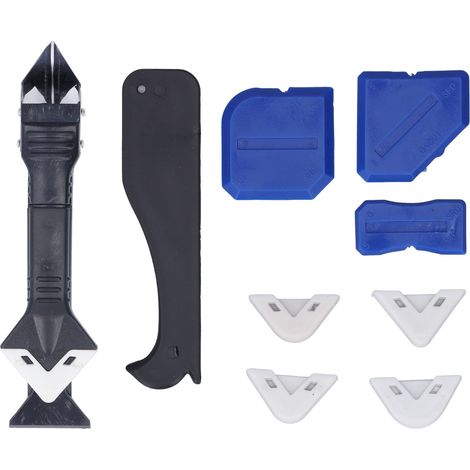 10 Outils de Finition en Silicone pour Scellant, Réutilisables et Professionnels - Idéal pour Joints et Coulis (1/5)